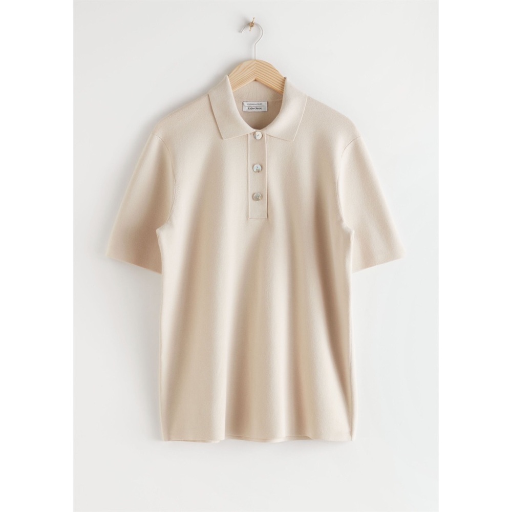 & Other Stories Oversized Knit Polo